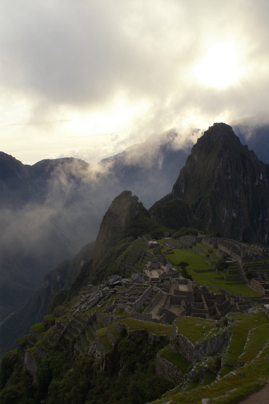 Machu Picchu at sunrise, Peru